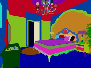 fashion european bedroom 1808 3D 模型