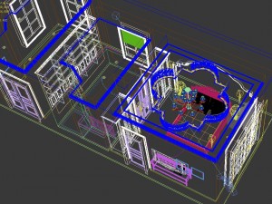 fashion european bedroom 1808 3D 模型