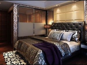 fashionable european bedroom 1812 Modelo 3D
