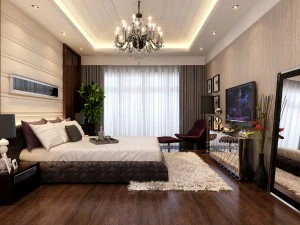 şık avrupa yatak odası 1815 3D Model