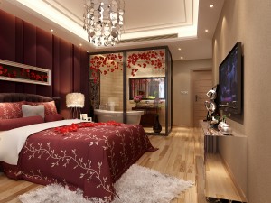 stylish european bedroom 1816 3D Model