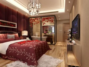 stylish european bedroom 1816 3D Model