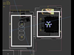 stylish european bedroom 1821 Modello 3D