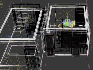 stylish european bedroom 1821 Modello 3D