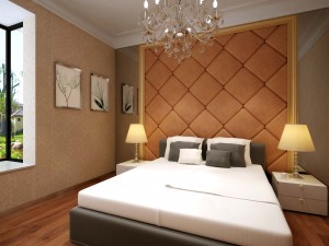 stylish european bedroom 1823 3D Model