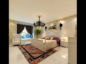 elegante camera da letto europea 1829 Modello 3D