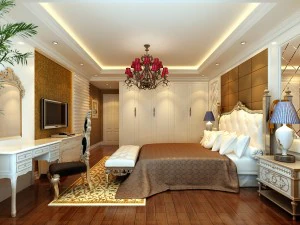 Stilvolles europäisches Schlafzimmer von 1831 3D Modell