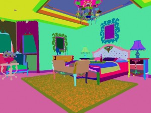 stylish european bedroom 1837 Modèle 3D