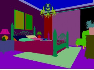stylish european bedroom 1849 3D Model