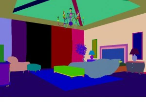 stylish european bedroom 1851 3D Model