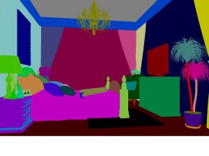 stylish european bedroom 1863 3D Model