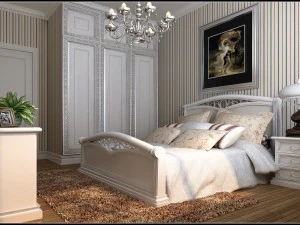 elegante quarto europeu 1868 Modelo 3D