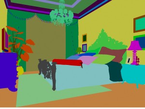 stylish european bedroom 1869 3D Model