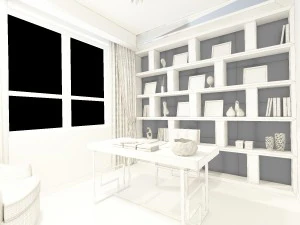 stylish european bedroom 1877 3D Model