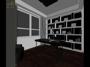 stylish european bedroom 1877 3D Model