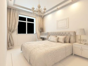 stylish european bedroom 1880 3D Model