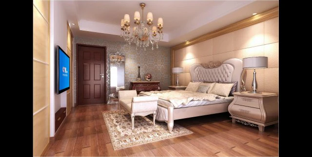 stylish european bedroom 1892 3D Model .c4d .max .obj .3ds .fbx .stl .blend 
