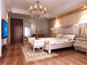 stylish european bedroom 1892 3Dモデル