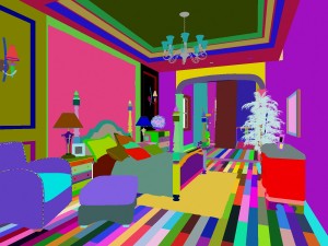 stylish european bedroom 1896 3D Модель