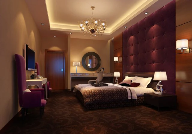 stylish european bedroom 1897 3D Model .c4d .max .obj .3ds .fbx .stl .blend 