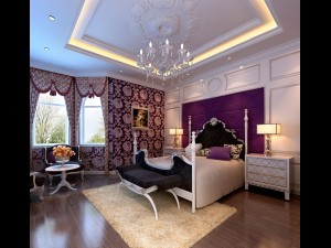 stylish european bedroom 18324 3D Модель