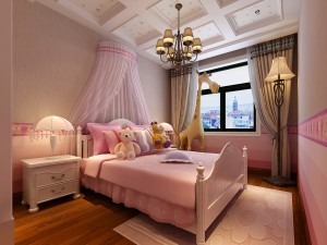 stylish european bedroom 18361 3D Model