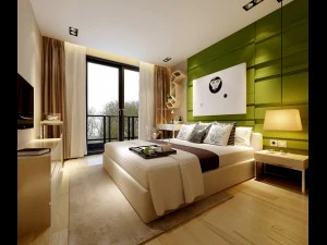 stylish and welcoming bedroom 1805 3D Model