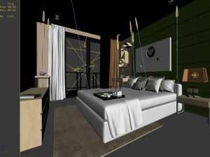 stylish and welcoming bedroom 1805 Modelo 3D