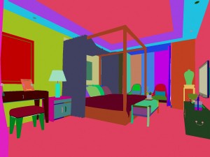 stylish and welcoming bedroom 1808 3D Model