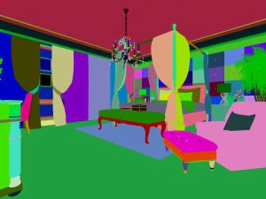 stylish and warm bedroom 1810 3D Model