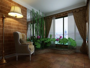 stylish and welcoming bedroom leisure terrace 1802 3D मॉडल