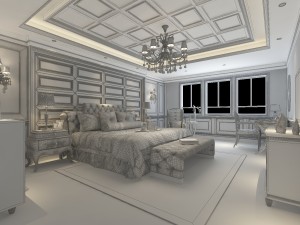 stylish and welcoming bedroom leisure terrace 1802 3D मॉडल