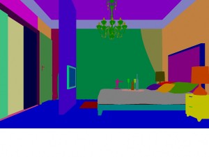 stylish modern pink bedroom 1827 Modello 3D