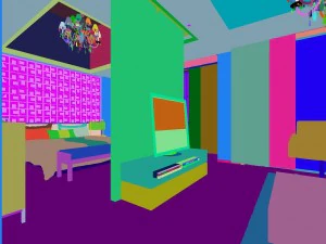 stylish modern bedroom 1801 3D Model
