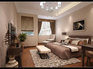 şık modern yatak odası 1805 3D Model