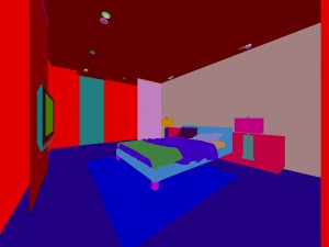 stylish modern bedroom 1811 3D Model