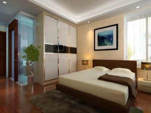 stylish modern bedroom 1814 3D Модель