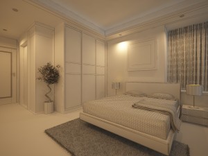 stylish modern bedroom 1814 3D 모델