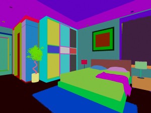 stylish modern bedroom 1814 3D 모델