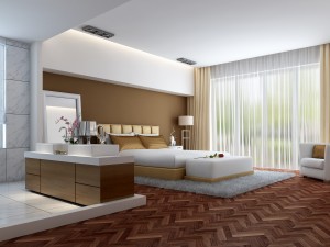 stylish modern bedroom 1829 3D मॉडल