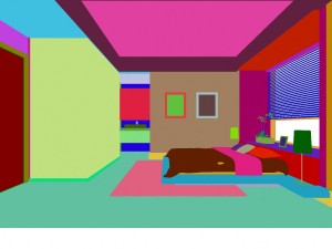 stylish modern bedroom 1833 Modèle 3D