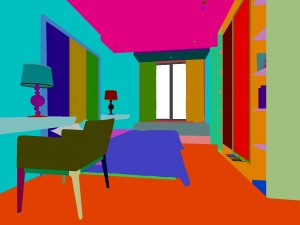 stylish modern bedroom 1838 3D Модель
