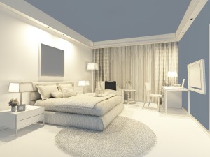 stylish modern bedroom 1841 3D Model