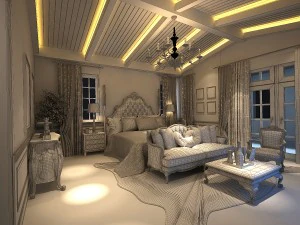 pastoral bedroom 5103 3D Model