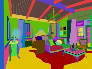 pastoral bedroom 5103 3Dモデル