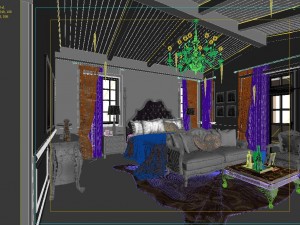 pastoral bedroom 5103 3Dモデル