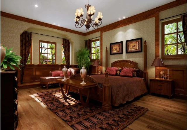 pastoral retro bedroom 5104 3D Model .c4d .max .obj .3ds .fbx .stl .blend 