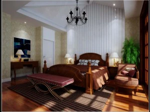 camera da letto pastorale 5106 Modello 3D