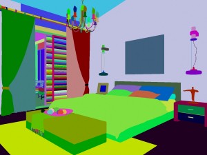 pastoral bedroom 5112 3D Model