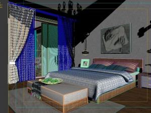 pastoral bedroom 5112 3D Model
